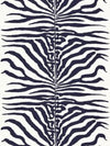 Zebra Navy SC16366M0004 by Scalamandre Designer Fabric
