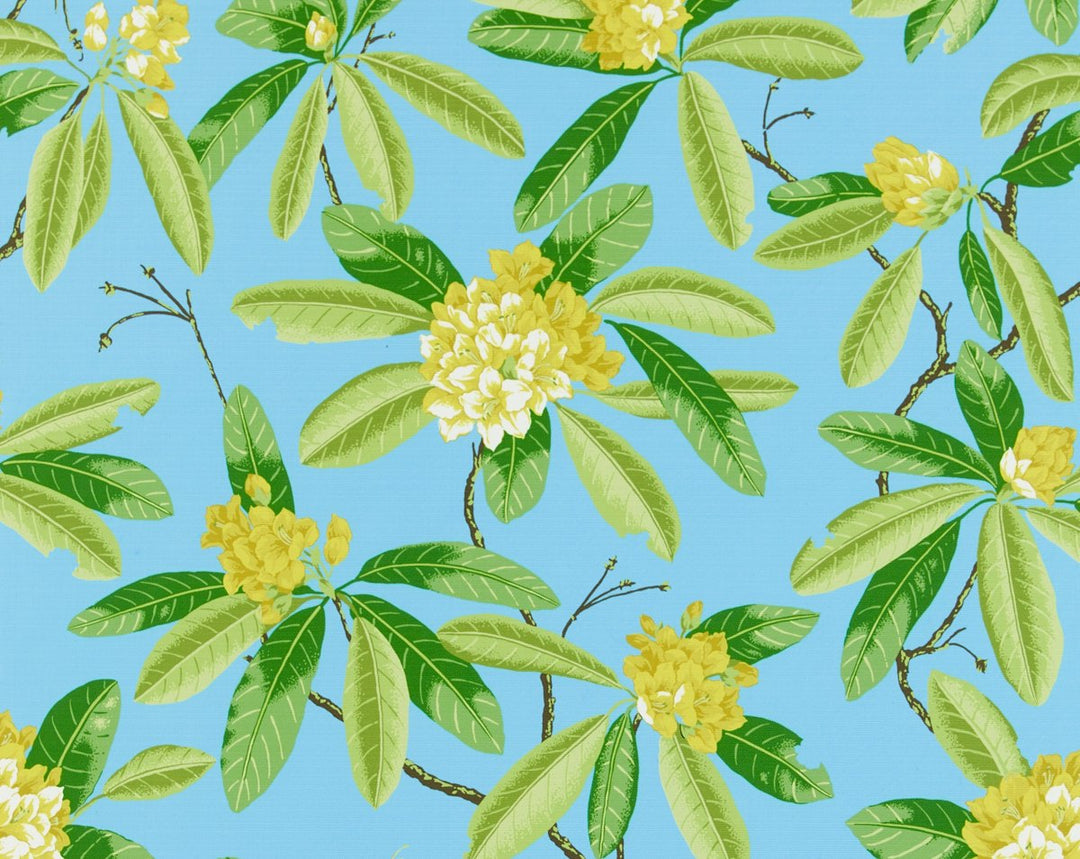 Rhododendron | Outdoor Carolina SC16454M0004 by Scalamandre Designer Fabric