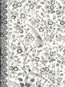 Anissa Print Truffle SC166250004 by Scalamandre Designer Fabric