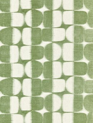 Rift Linen Print Basil SC166360004 by Scalamandre Designer Fabric SAHARA 100% LINEN ITALY LIGHT DUTY Horizontal: 16" and Vertical: 55" 55 - Swanky Fabrics -