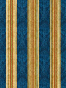 Santa Margarita Multi On Cobalt SC261660004 by Scalamandre Designer Fabric