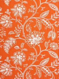 Kaveri Vine Mandarin SC270110004 by Scalamandre Designer Fabric