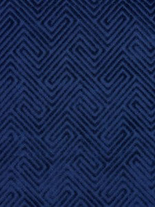 Meander Velvet Navy SC270600004 by Scalamandre Designer Fabric