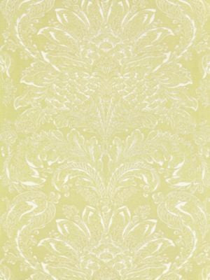 Carlotta Damask Peridot SC270810004 by Scalamandre Designer Fabric JARDIN 36% COTTON 34% VISCOSE 30% SILK ITALY LIGHT DUTY Horizontal: 27" and Vertical: 27" 54 - Swanky Fabrics -