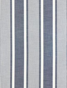 Wellfleet Stripe Denim SC271110004 by Scalamandre Designer Fabric