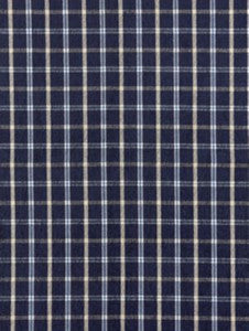 Bristol Plaid Navy SC271210004 by Scalamandre Designer Fabric
