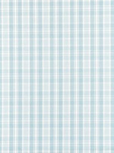 Preston Cotton Plaid Sky SC271220004 by Scalamandre Designer Fabric