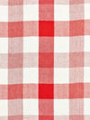 Westport Linen Plaid Coral SC271350004 by Scalamandre Designer Fabric