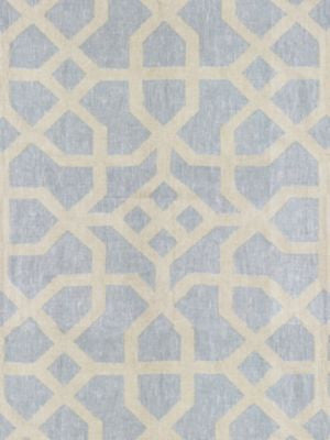Linen Lattice Bluestone & Fog SC271490004 by Scalamandre Designer Fabric MODERN LUXURY 89% LINEN 9% VISCOSE 2% NYLON INDIA LIGHT DUTY Horizontal: 23" and Vertical: 25" 53 - Swanky Fabrics -