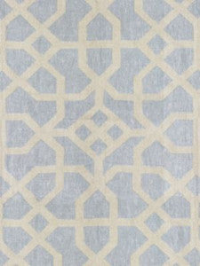 Linen Lattice Bluestone & Fog SC271490004 by Scalamandre Designer Fabric