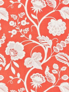 Kensington Embroidery Coral SC271510004 by Scalamandre Designer Fabric