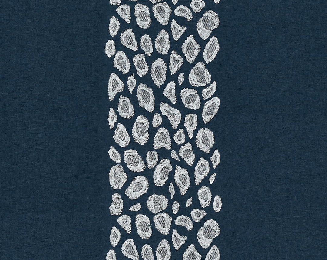 Catwalk Embroidery Midnight SC272550004 by Scalamandre Designer Fabric