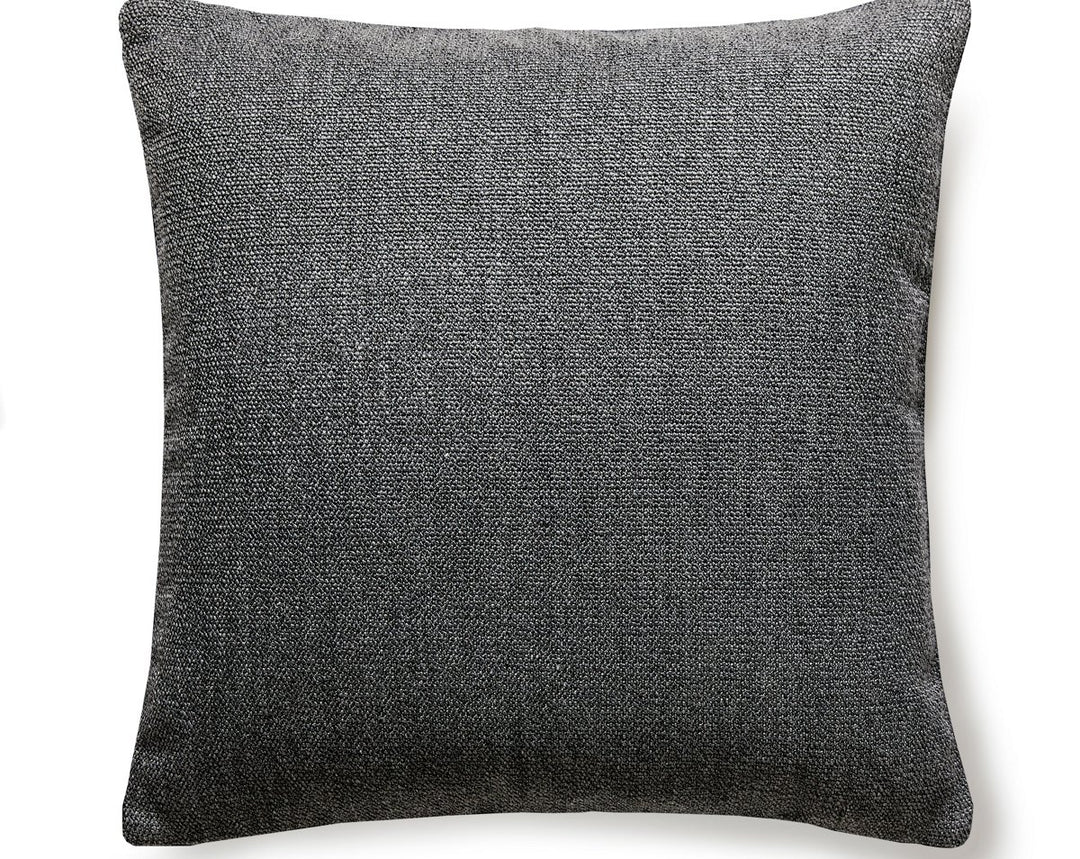 Boss Boucle Pillow 22 X 22 - Slate SCBOSSPILL0004 by Scalamandre Designer Pillow