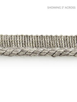 Anders Linen Cord Greige SCC3080004 by Scalamandre Designer Trim NORDEN 100% LINEN BELGIUM LIGHT DUTY Horizontal: and Vertical: 0.38 - Swanky Fabrics -