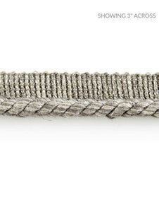 Anders Linen Cord Greige SCC3080004 by Scalamandre Designer Trim