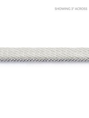 Tortola Twisted Cord Pearl Grey SCC3120004 by Scalamandre Designer Trim ISOLA INDOOR / OUTDOOR 99% POLYOLEFIN, 1% POLYESTER UNITED KINGDOM HEAVY DUTY Horizontal: and Vertical: 0.13 - Swanky Fabrics -