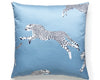 Leaping Cheetah Pillow 22 X 22 - Cloud Nine SCCHEETPILL0004 by Scalamandre Designer Pillow