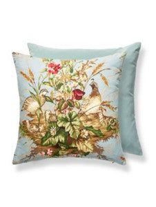 Edwin'S Covey Pillow 22 X 22 - Multi On London Blue SCEDWINPILL0004 by Scalamandre Designer Pillows