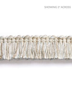 Gardiner Brush Fringe Mineral SCFC14940004 by Scalamandre Designer Trim HAMPTONS TRIMMINGS 60% VISCOSE 40% ACRYLIC ITALY LIGHT DUTY Horizontal: and Vertical: 1 - Swanky Fabrics -
