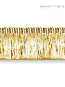 Gripsholm Brush Fringe Sunlight SCFC14970004 by Scalamandre Designer Trim