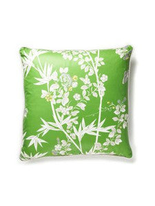 Jardin De Chine Pillow 22 X 22 - Jade SCJARDPILL0004 by Scalamandre Designer Pillows