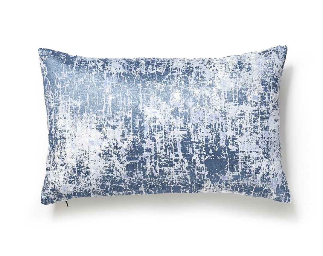 Tesoro Velvet Pillow 14 X 22 - Nightfall SCLBDK166170004 by Scalamandre Designer Pillow