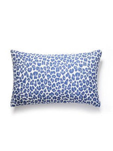 Backyard Bengal Outdoor Pillow 14 X 22 - Cobalt SCLBENGPILL0004 by Scalamandre Designer Pillows