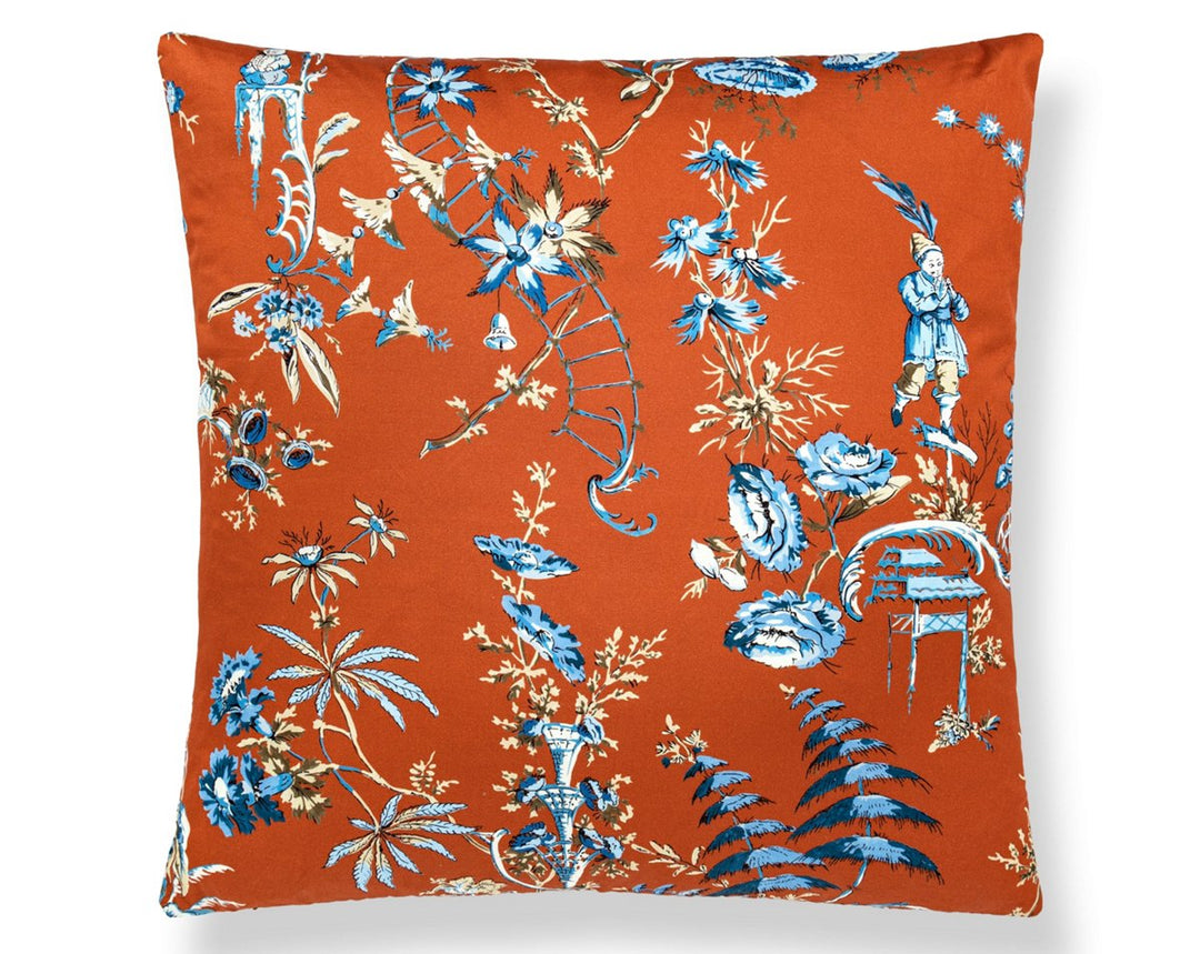 Nanjing Pillow 22 X 22 - Mandarin SCSDDK165520004 by Scalamandre Designer Pillow