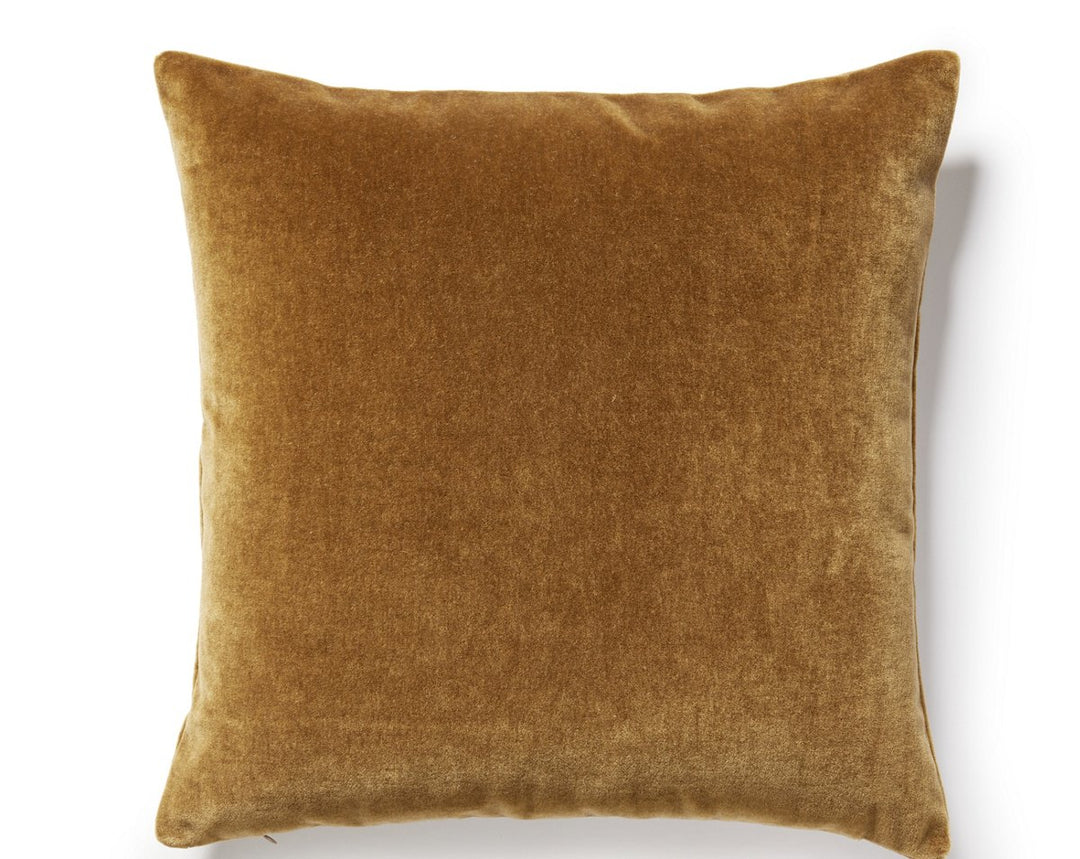 Makalu Mohair Pillow 22 X 22 - Brown Sugar SCSDDKMAKA0004 by Scalamandre Designer Pillow