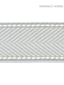 Montauk Herringbone Tape Mineral SCT32850004 by Scalamandre Designer Trim