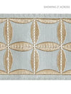 Fiori Embroidered Tape Aquamarine SCT32880004 by Scalamandre Designer Trim