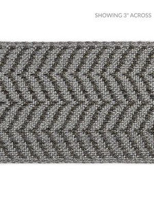 Artemis Tape Smoke SCT32940004 by Scalamandre Designer Trim