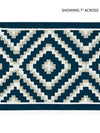 Medina Embroidered Tape Indigo SCT33060004 by Scalamandre Designer Trim