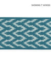 Seychelles Tape Turquoise SCT33090004 by Scalamandre Designer Trim