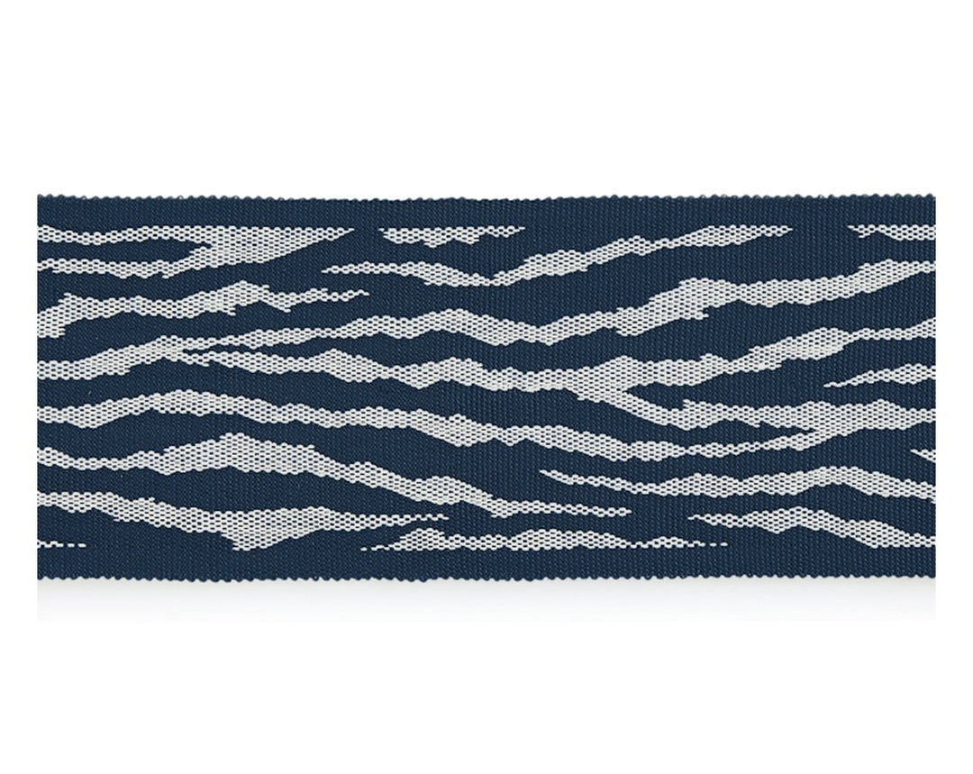 Tiger Tape Indigo SCT33100004 by Scalamandre Designer Trim