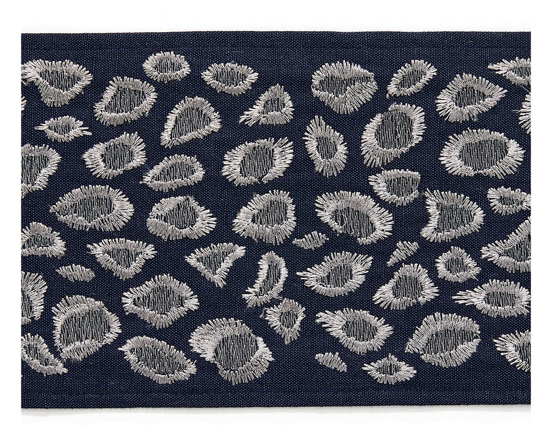 Catwalk Embroidered Tape Midnight SCT33340004 by Scalamandre Designer Trim