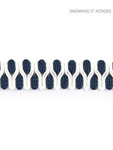 Playa Gimp Braid Indigo SCV12470004 by Scalamandre Designer Trim