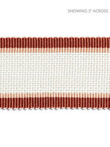 Odeon Shimmer Braid Cardinal SCV12490004 by Scalamandre Designer Trim