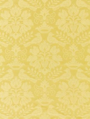 Love Bird Butterscotch SC1098MM0005 by Scalamandre Designer Fabric 100% SILK INDIA LIGHT DUTY Horizontal: 16" and Vertical: 13" 55 - Swanky Fabrics -