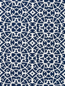 Anshun Lattice Indigo SC165590005 by Scalamandre Designer Fabric