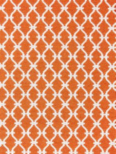 Trellis Weave Mandarin SC270090005 by Scalamandre Designer Fabric