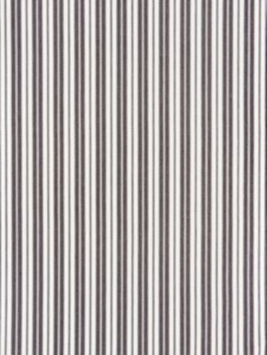 Devon Ticking Stripe Charcoal SC271150005 by Scalamandre Designer Fabric CHATHAM STRIPES & PLAIDS 100% COTTON INDIA LIGHT DUTY Horizontal: and Vertical: 1.5" 53 - Swanky Fabrics -