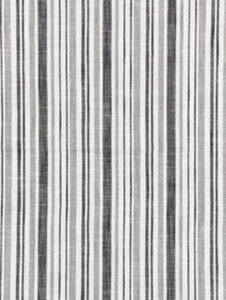 Pembroke Stripe Charcoal SC271160005 by Scalamandre Designer Fabric