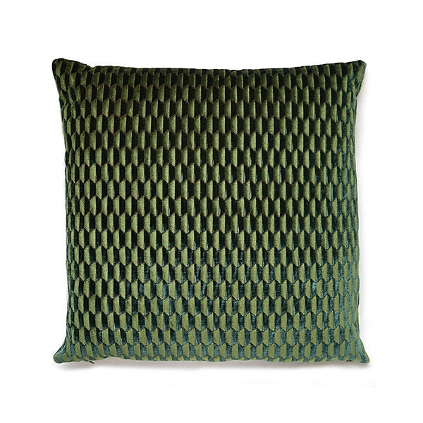 Allegra Velvet Pillow/Emerald by Scalamandre Pillow Scalamandre Pillow Allegra Velvet Pillow/EmeraldPillow 72% VISCOSE / 25% COTTON /|3% ACRYLIC </p><p>Repeat: H: , V: - Fabric Carolina -