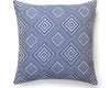 Antigua Weave Outdoor Pillow 22 X 22 - Indigo SCANTGPILL0005 by Scalamandre Designer Pillow