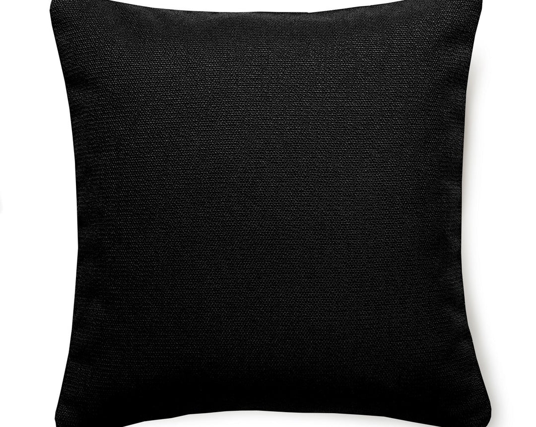 Boss Boucle Pillow 22 X 22 - Ebony SCBOSSPILL0005 by Scalamandre Designer Pillow
