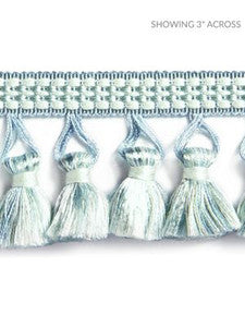 Plaza Tassel Fringe Seaspray SCFT15050005 by Scalamandre Designer Trim