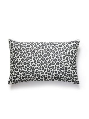 Backyard Bengal Outdoor Pillow 14 X 22 - Slate SCLBENGPILL0005 by Scalamandre Designer Pillows 100% UV POLYESTER U.S.A. HEAVY DUTY Horizontal: and Vertical: 0 - Swanky Fabrics -