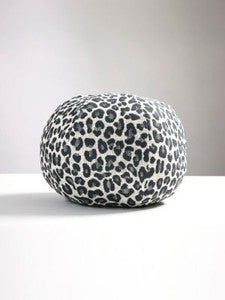 Backyard Bengal Outdoor Pillow 12 Dia - Slate SCSBENGPILL0005 by Scalamandre Designer Pillows