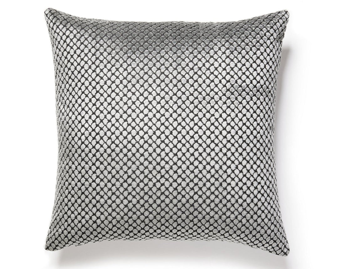 Etosha Velvet Pillow 22 X 22 - Graphite SCSDDK270220005 by Scalamandre Designer Pillow